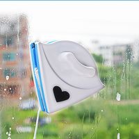 Double Side Glass Wiper For Washing Windows Outside Magnetic Cleaning Brush Glass Cleaner Magnets Household Cleaning Tool