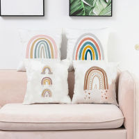 Rainbow Print Cushion Cover for Sofa Home Pillow Case Decor Living Room Car Pillowcase for Children Room Decorative Pillows