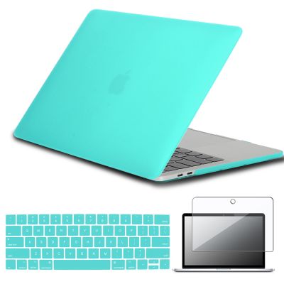 Laptop Case for Macbook Air 13" A2337Pro 13" A2338Pro 15"Air 11" White A1342 Matte Hard Cover+Keyboard Film+Screen Protector