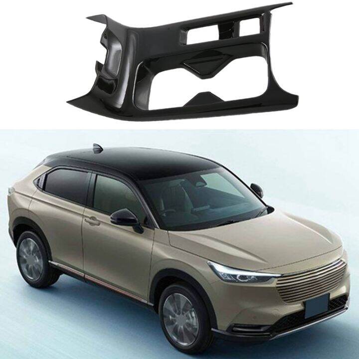 car-left-drive-center-console-water-cup-holder-decoration-cover-trim-stickers-replacement-spare-parts-for-honda-hrv-hr-v-vezel-2021-2023