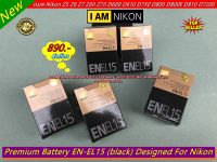 Battery Nikon EN-EL15 1900 mAh Z5 Z6 Z6II Z7 Z7II D600 D610 D750 D800 D800E D810 D810A D7000 D7100 D7200 มือ 1