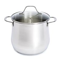 The Pioneer Woman 8-Quart Stainless Steel Stock Pot Hotpot Cooking Pot Transparent Cooking Pot