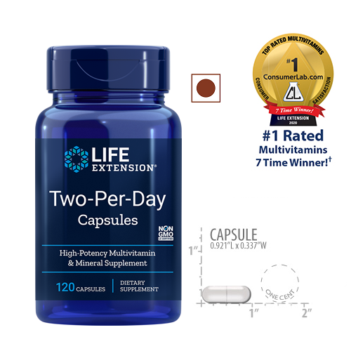 Life Extension, TwoPerDay Capsules, 120 Capsules / Tablets (high potency multivitamin, two per Life Extension, TwoPerDay Capsules, 120 Capsules / Tablets (high potency multivitamin, two per