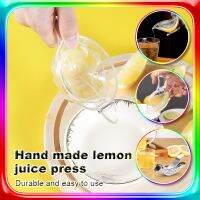 1 Pc Hot Lemon Juicer Clip ABS Manual Lemon Slice Squeezer Convenient Transparent Fruit Juicer For Home Kitchen Manual Juicers