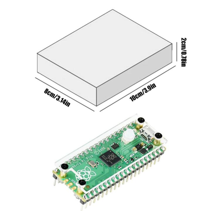 เคส-pico-สำหรับ-raspberry-pi-กล่อง-pico-อะคริลิคใสสำหรับ-raspberry-pi