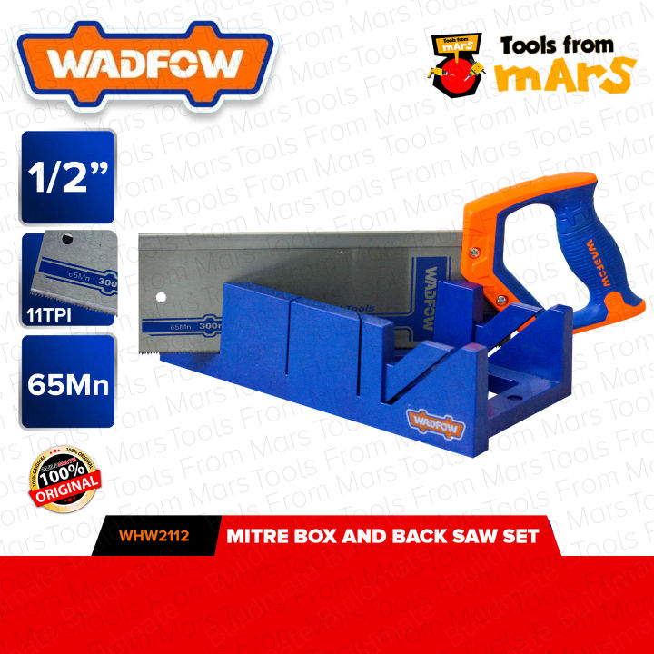 WADFOW Mitre Box and Back Saw Set 12