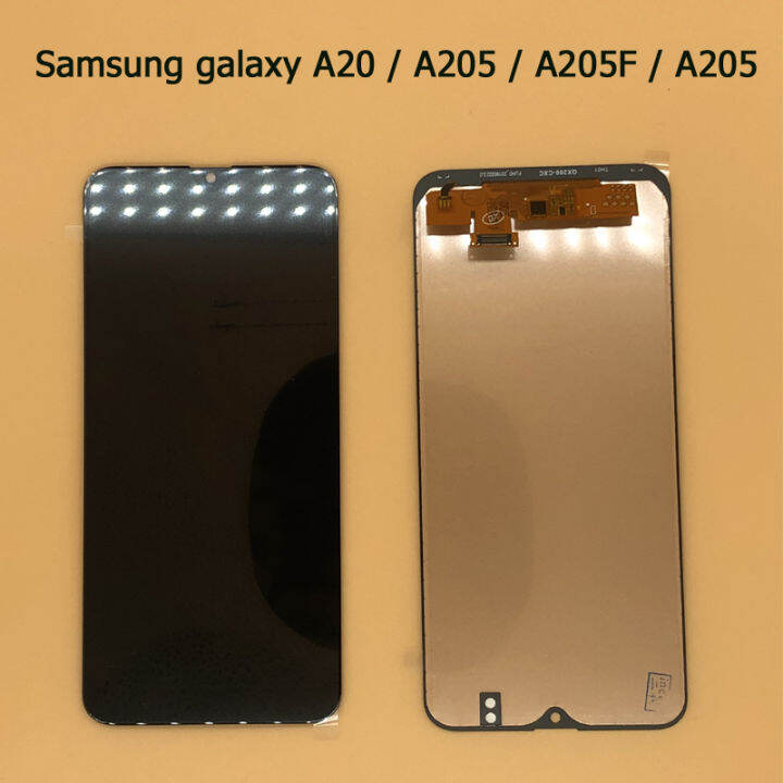 สำหรับ-samsung-galaxy-a20-a205-sm-a205f-จอแสดงผล-lcd-ฟรี-ไขควง-กาว-สายusb