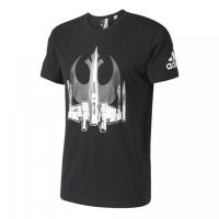 adidas X Star Wars เสื้อยืด X-Wing Tee รุ่น BK2840 สีดำ (Black)