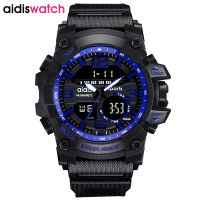 Addies Men Military Watch With Compass 3Bar Waterproof Watches Digital G Shock Movement Outdoor Fashion Casual Sport Watch Men