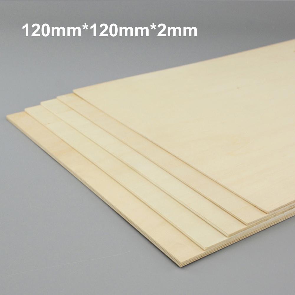 10x Thin Wooden Sheets Basswood for DIY Model Aircraft Toy Woodworking 