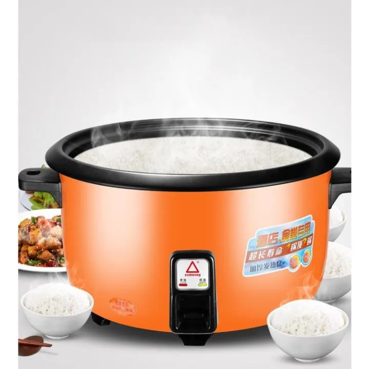  Rice Cooker Large Capacity 8L /10L /13L /18L /30L With Steamer  Canteen Hotel Commercial Hotel Home Old-fashioned Large Rice Cooker 8-60  People (Size : 8L): Home & Kitchen