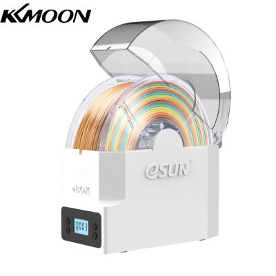 KKmoon ESUN EBOX Lite 3D เครื่องพิมพ์เส้นใยกล่องแห้ง3D เส้นใยเครื่องเป่ากล่องเก็บ Dehydrator S Pool ผู้ถือให้เส้นใยแห้งเข้ากันได้กับ1.75มิลลิเมตร2.85มิลลิเมตร3มิลลิเมตรเส้นใย PLA ABS PETG ไนล่อนและ3D อื่นๆวัสดุการพิมพ์