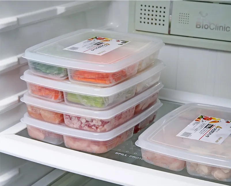 1pc Refrigerator Frozen Meat Storage Container Fresh-keeping Box