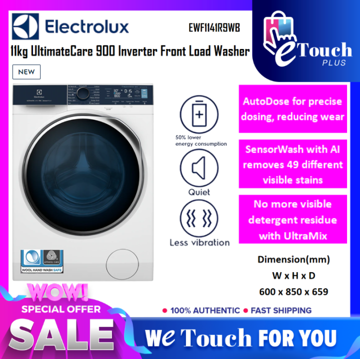 ELECTROLUX [ EWF1141R9WB ] 11kg UltimateCare™ 900 Front Load Inverter ...