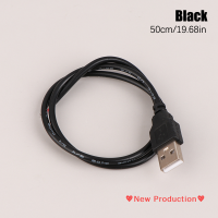 New Production? สายเชื่อมต่อ LED 50 100ซม. สายเคเบิล2PIN ช่องเสียบ USB เชื่อมต่อสายไฟสำหรับ DC5V ไฟเส้น LED สีเดียว