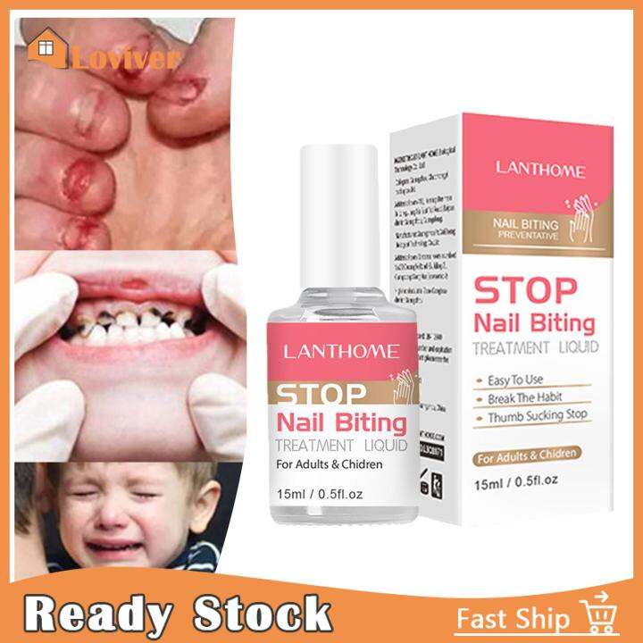 Loviver Nail Biting Deterrent Help Stop Putting Fingers in Mouth for