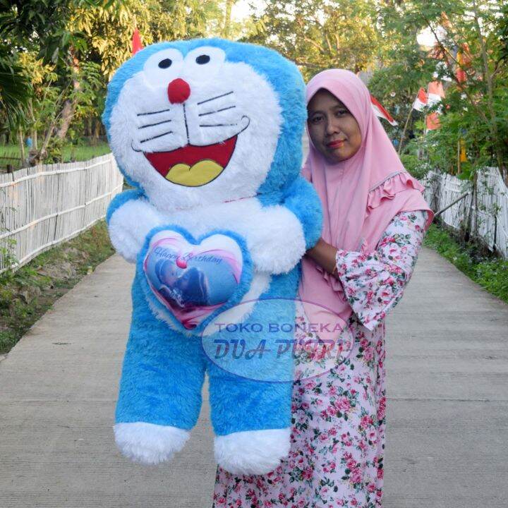 BONEKA DORAEMON SUPER GIANT 1M CETAK FOTO Lazada Indonesia