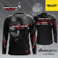 Y7 เสื้อซิ่ง เสื้อพิมพ์ลาย AEROX 155 V.2 ตรงรุ่น แขนสั้น แขนยาว คอปก ฮู้ดซิป ฮู้ดสวม แจ็คเก็ต ใส่ออกทริป ใส่ขับรถ