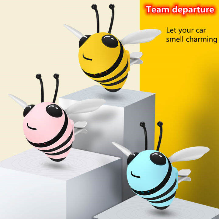 5pc-น่ารัก-bee-air-freshener-น้ำหอมอัตโนมัติ-diffuser-รถระบายอากาศ-outlet-คลิปตกแต่งภายในรสน้ำหอมรถยนต์ระงับกลิ่นกาย-dliqnzmdjasfg