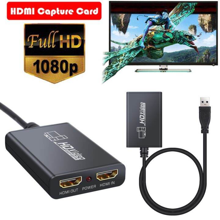 best-seller-usb3-0-to-hdmi-capture-card-dongle-1080p-video-audio-adapter-for-pc-ps3-ที่ชาร์จ-หูฟัง-เคส-airpodss-ลำโพง-wireless-bluetooth-คอมพิวเตอร์-โทรศัพท์-usb-ปลั๊ก-เมาท์-hdmi-สายคอมพิวเตอร์