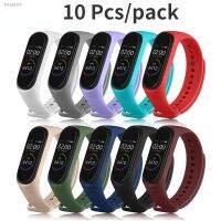 ▦ 10 Pieces/pack Strap for Xiaomi Band 7 6 5 4 3 Silicone Bracelet for Mi Band