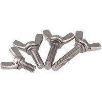 5Pcs M5 Stainless Steel 304 Butterfly-Type Screws Ingots Shofar Fasten Hand Screw Mechanical Bolts Bolt 8mm-50mm Length