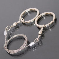 Bashijian Outdoor Pocket Portable Wire Saw Carbon Ring Travel แคมป์ปิ้ง Stainless Steel