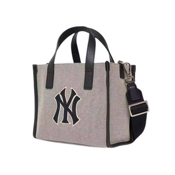 mlb-official-ny-korean-classic-ml-large-capacity-retro-presbyopia-fashion-ny-tote-bag-mb-handbag-shoulder-bag-men-and-women-diagonal-bag