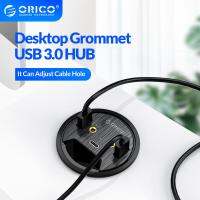 2022ORICO สก์ท็อป G Rommet USB 3.0ฮับ Type C ความเร็วสูง S Plitter เครื่องอ่านบัตรหูฟังไมโครโฟนอะแดปเตอร์สำหรับอุปกรณ์คอมพิวเตอร์