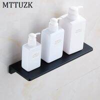 ☄ MTTUZK Solid Space Aluminum Black Bathroom shelf Bathroom Dressing table Phone Rack Bathroom Shelves Bathroom Accessories