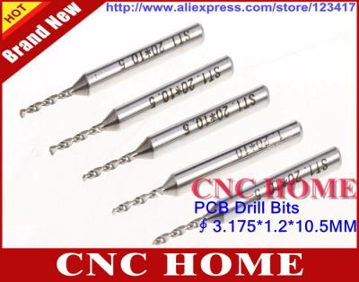 10pcs 3.175 * 1.2 * 10.5MM PCB เจาะ คาร์ไบด์ Micro Driling Bit เครื่องมือเราเตอร์ CNC แผงวงจรพิมพ์มินิแกะสลัก เจาะ เครื่องเจาะ