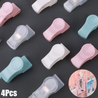 【CW】○♣♦  4Pcs Food Snack Multipurpose Clothing Clamp Hanger Plastic Accessories