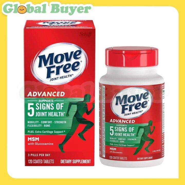 Move Free® Joint Health Advanced plus MSM -- 120 Coated Tablets | Lazada PH