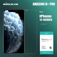 [ดีที่สุด A]✩ สำหรับ iPhone 14 13 12 Mini 11 Pro X XS Max XR แก้ว Nillkin H + ฟิล์มแก้วแบบโปรปกป้องหน้าจอสำหรับ iPhone 14 8 7 Plus SE 2020 ✩