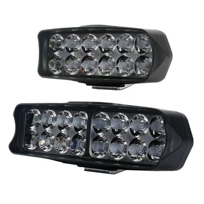 Universal 16 LED Motorcycle Headlight Front Spot Light Waterproof Super Bright Moto Headlamp Head Light 24W Scooters Spotligt