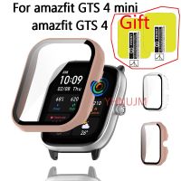 Amazfit GTS 4 Mini GTS4 Smartwatch เคสพีซี ฟิล์มกระจก กันกระแทก กระจกนิรภัย เคสฟิล์ม amazfit GTS 4 GTS4 นาฬิกา ป้องกันเต็มจอ 【BYUE】