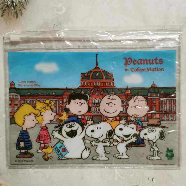 snoopy-peanuts-ซองใสซิปรูด-ซองพลาสติก-ซองเก็บเอกสาร-ซองซิปสไลด์