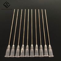 【YF】 10pcs 100MM White Stainless Steel Blunt Dispensing Needles Glue Syringe Needle Tips For Gluing Filling Ink Oil Welding Flux