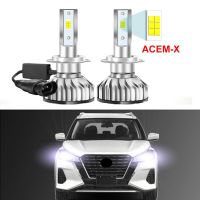 2Pcs For Nissan Kicks 2016 2017 2018 2019 2020 2021 2022 Car LED Headlight Bulbs High Low Beam Canbus No Error Projector Mounts