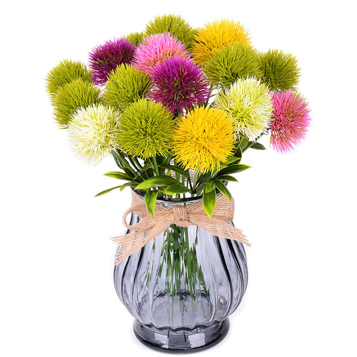 yurongfx-ต้นดอกไม้ปลอมปลอม1ชิ้นดอกแดนดิไลออนพลาสติกยาว27ซม-ดอกแดนดิไลออนสัมผัสจริงตกแต่งบ้านงานแต่งงานงานเลี้ยง