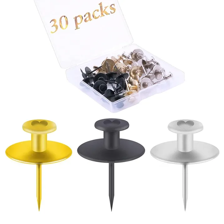 30 Pack Small Nails for Picture Hanging DoubleHeaded Picture Hangers