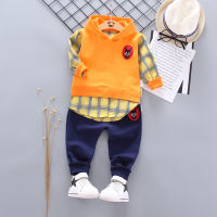 IENENS 2PC Kids Baby Boys Clothes Clothing Sets Infant Toddler Boy Shirt + Pants Outfits Suits Child Tracksuits