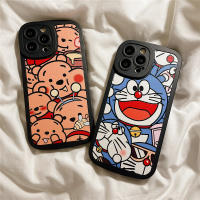 PU เคสนิ่มสำหรับ IPhone 11 12 13 Pro Max,เคสหลังลายการ์ตูนผึ้งวินนี่หมีพูลสำหรับ IPhone 11 12 13 Pro Max เคสโทรศัพท์คู่กันกระแทกขนาดเล็ก6 7 8 12 13 Mini