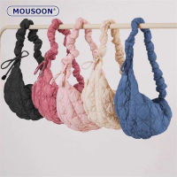 PRE ODER**MOUSOON carlyn soft bag หญิงลําลองน้ําหนักเบา กระเป๋าโฮโบ ทรงก้อนเมฆ แนวเกาหลี ที่ห้อย แถมฟรี Cloud