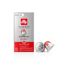 illy Classico Espresso Coffee Capsules 10 capsules for Nespresso กาแฟอิลลี่คลาสสิคเอสเปรสโซ แบบแคปซูล สำหรับเครื่อง Nespresso 10 ชิ้น exp 09/06/2023