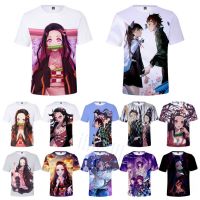 Demon Slayer Kamado Nezuko T-shirt Kimetsu No Yaiba Kochou Shinobu Tee s