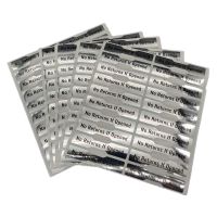 200pcs Warranty Void Tamper Proof Evident Sticker No Returns If Opened 50mm X 10mm Stickers Labels