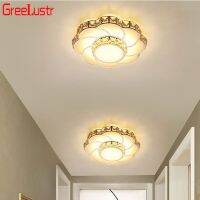 Luxury Crystal Chandelier Light Lustre Living Room Bedroom Ceiling Lamp LED For Kitchen Balcony Surface Mounted Pendant Lights