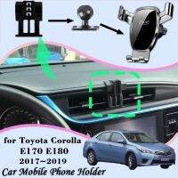 ติดตั้งบนรถสำหรับ Toyota Corolla E180 E170 2017 ~ 2019ช่องแอร์ที่วางโทรศัพท์ยานยนต์ตัวยึดโทรศัพท์แรงโน้มถ่วง