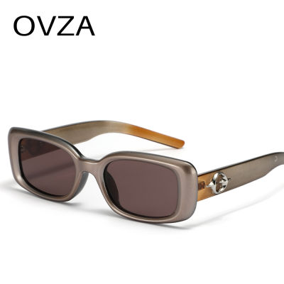 OVZA 2023แว่นตากรอบแว่นกันแดดผู้หญิงแบบไล่ระดับสีแฟชั่นสไตล์ Y2K ใหม่กรอบ S8006ทรงสี่เหลี่ยมผืนผ้าคลาสสิกสำหรับสุภาพบุรุษ